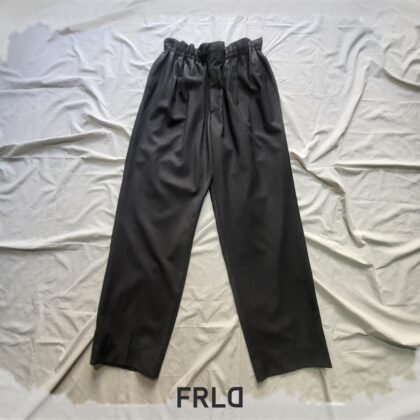 Paperbag fit trousers