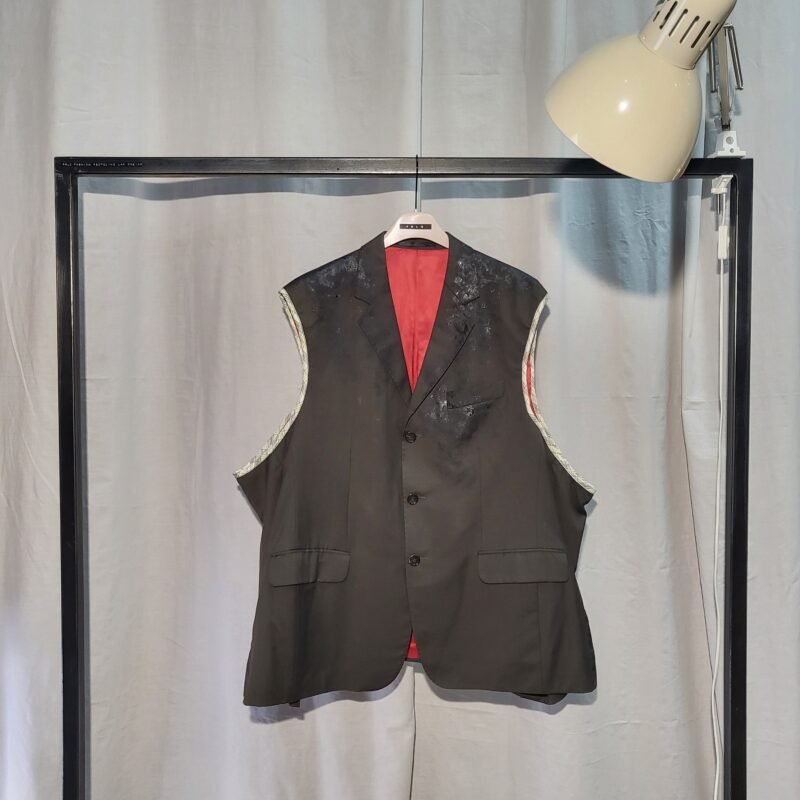 Man’s blazer upcycled vest