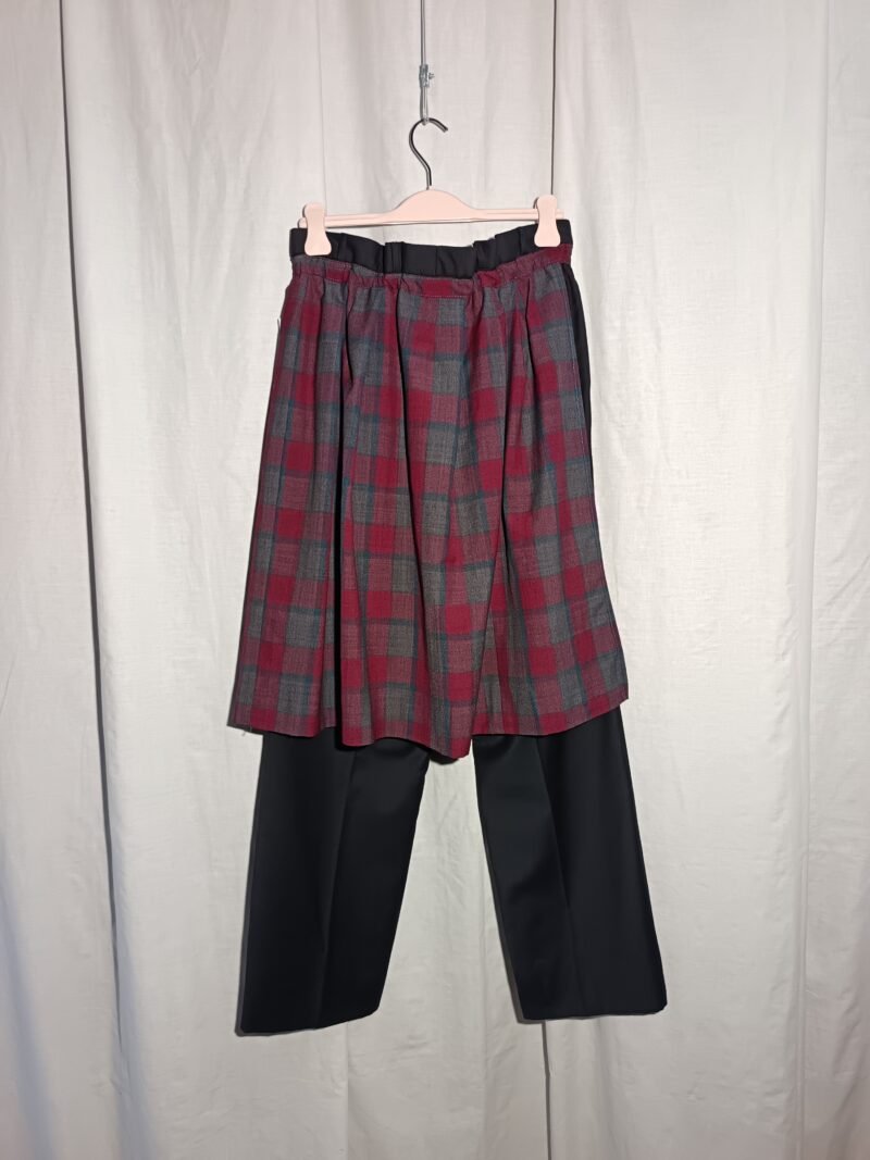 Half kilted trousers